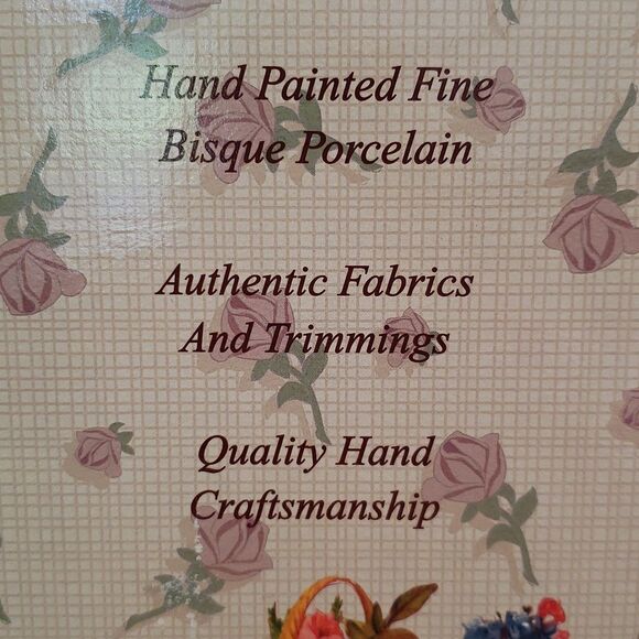 Brand New in Box Vintage Collector's Choice Porcelain Doll - Picture 7 of 8